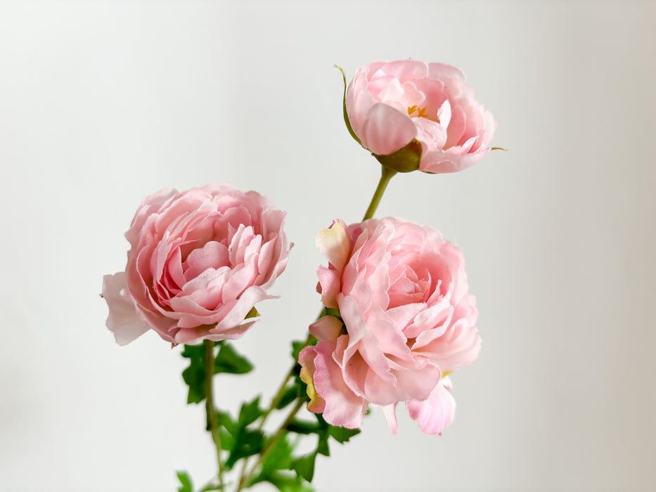 Faux Mini Ranunculus Spray